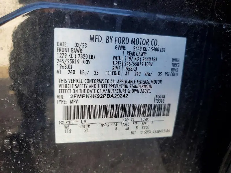 2023 FORD EDGE TITANIUM  