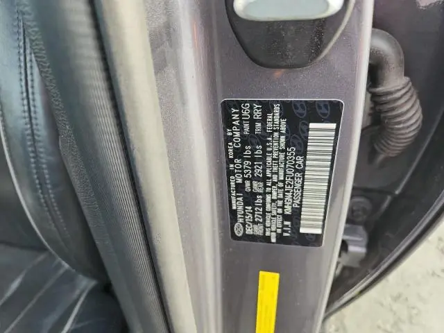 2015 HYUNDAI GENESIS 3.8L  