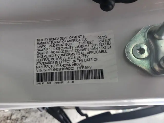 2023 HONDA ODYSSEY EXL  