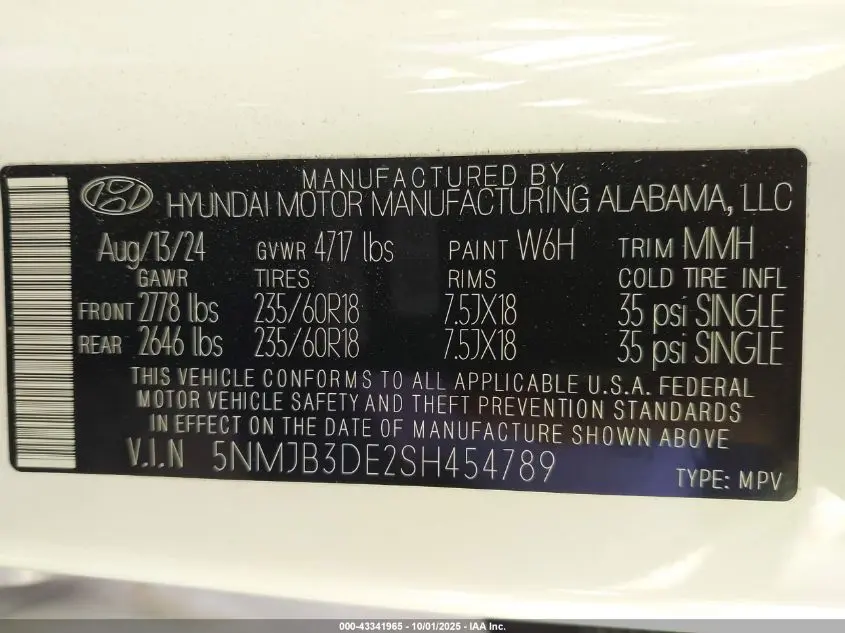 2025 HYUNDAI TUCSON SEL