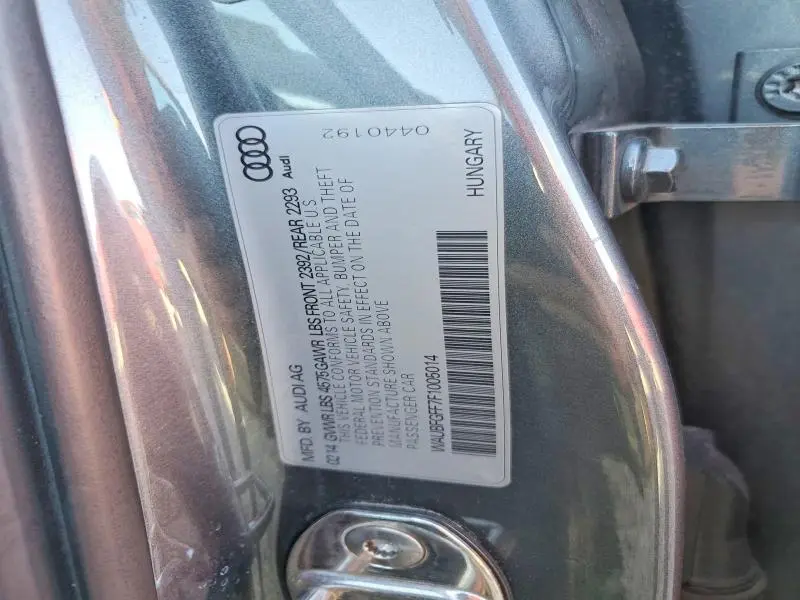 2015 AUDI A3 PREMIUM  