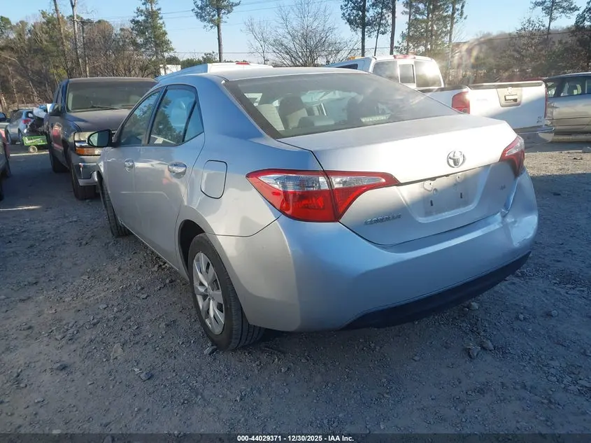 2016 TOYOTA COROLLA LE