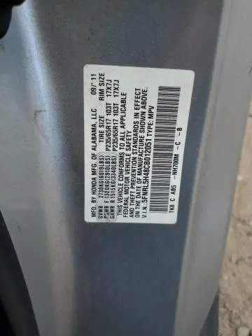 2012 HONDA ODYSSEY EX  