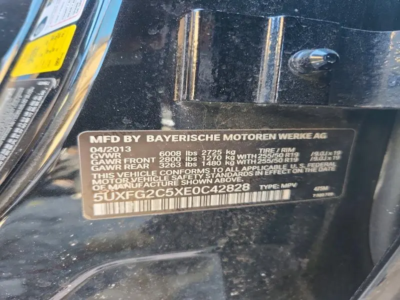 2014 BMW X6 XDRIVE35I  