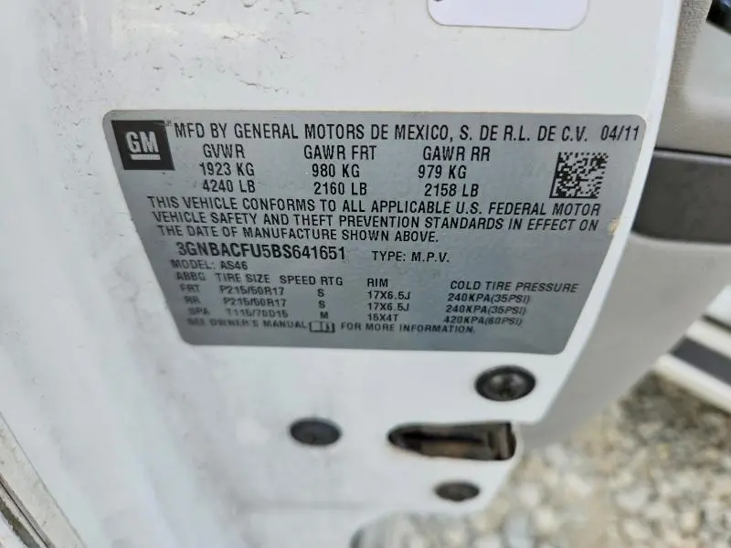 2011 CHEVROLET HHR LT  