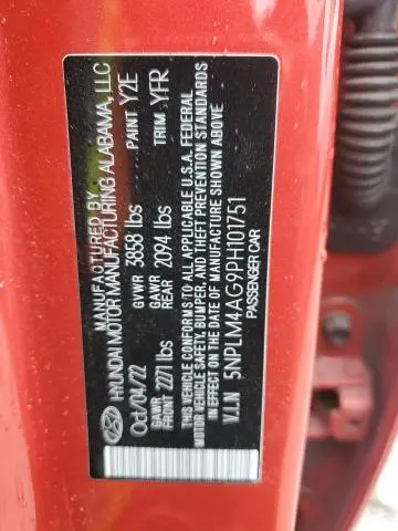 2023 HYUNDAI ELANTRA SEL  