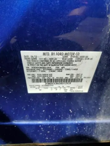 2013 FORD FLEX SEL  