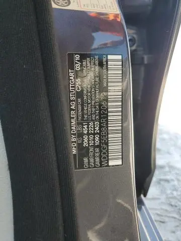 2010 MERCEDES-BENZ C 300