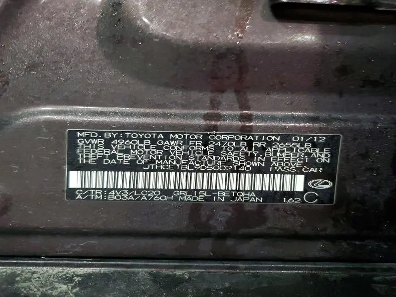 2013 LEXUS GS 350 BASE  