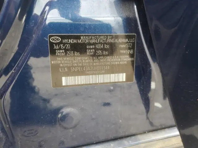 2020 HYUNDAI SONATA SEL  