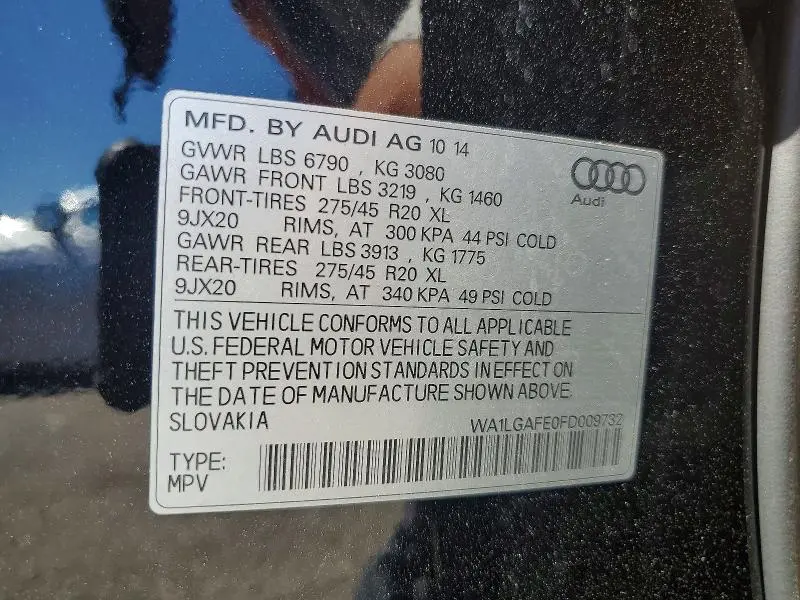 2015 AUDI Q7 PREMIUM PLUS  
