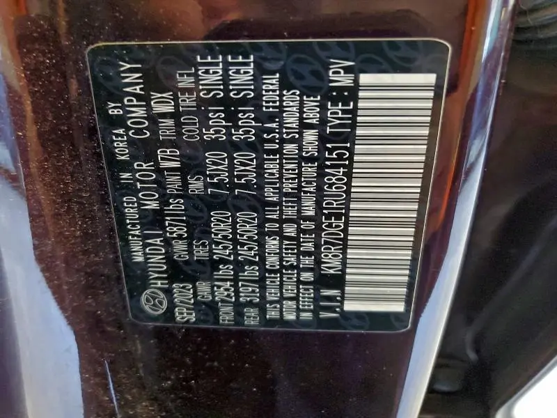 2024 HYUNDAI PALISADE CALLIGRAPHY  