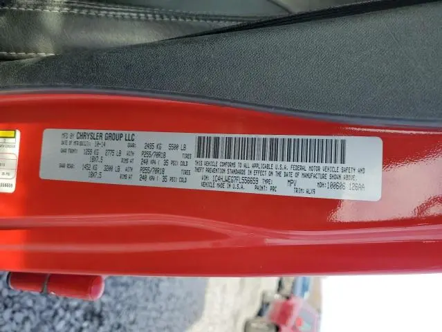 2015 JEEP WRANGLER UNLIMITED SAHARA  