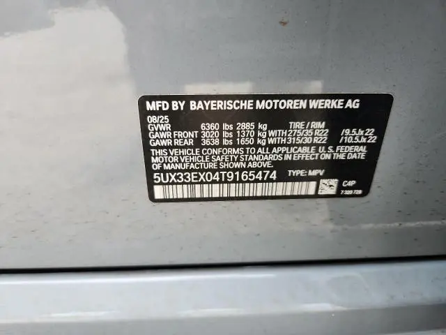 2026 BMW X6 XDRIVE40I  