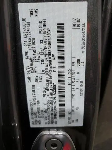 2023 FORD ESCAPE ACTIVE  