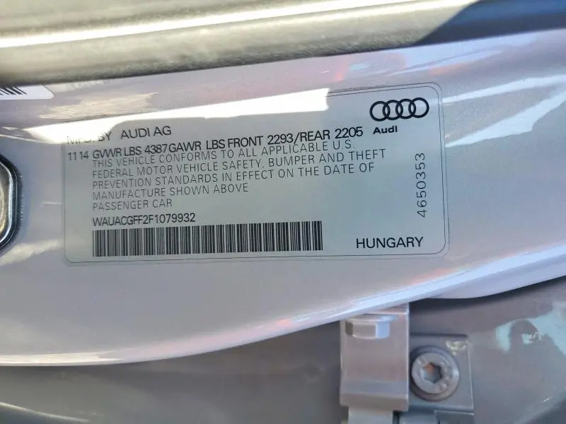 2015 AUDI A3 PREMIUM  