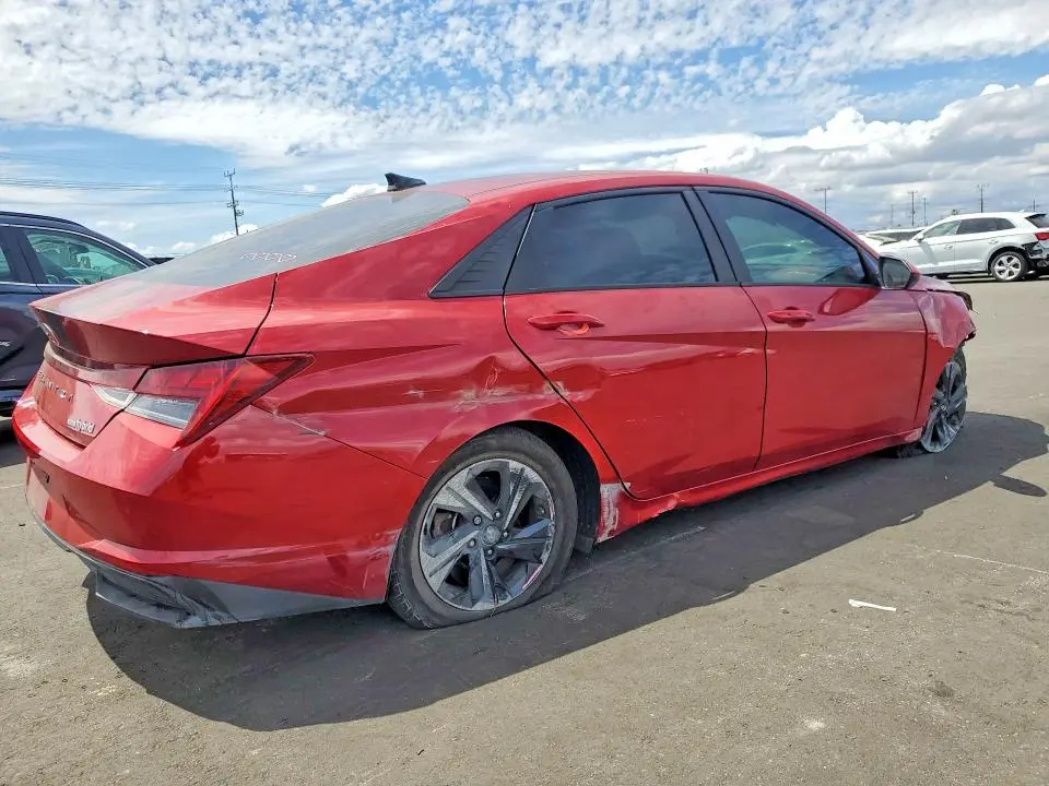 2022 HYUNDAI ELANTRA BLUE  