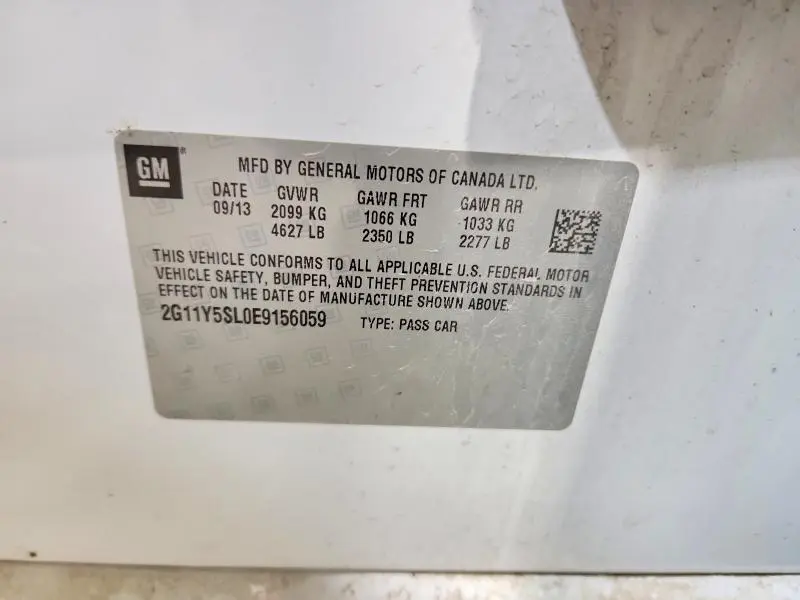 2014 CHEVROLET IMPALA LS  