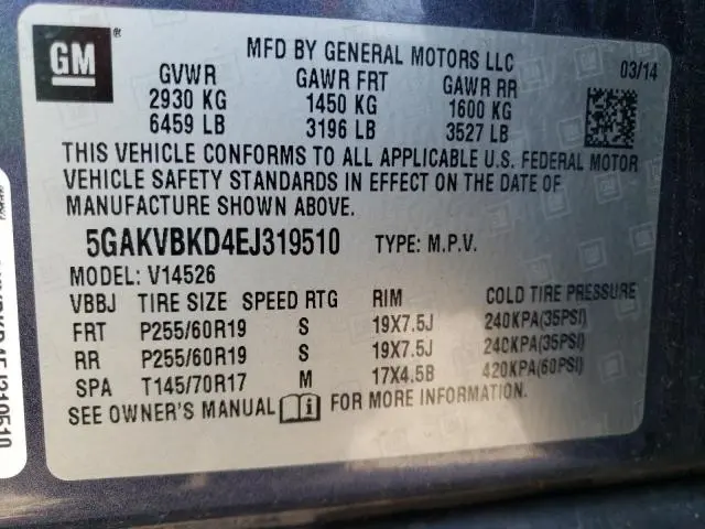 2014 BUICK ENCLAVE
