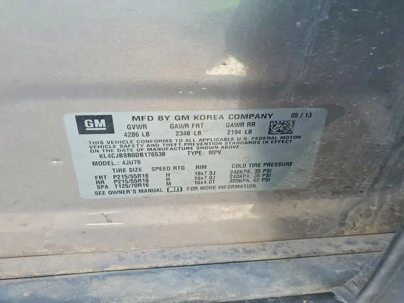 2013 BUICK ENCORE CONVENIENCE  