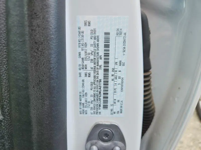 2021 FORD ESCAPE S  