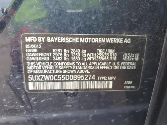 2013 BMW X5 XDRIVE35D  