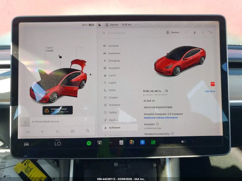 2018 TESLA MODEL 3 LONG RANGE/MID RANGE