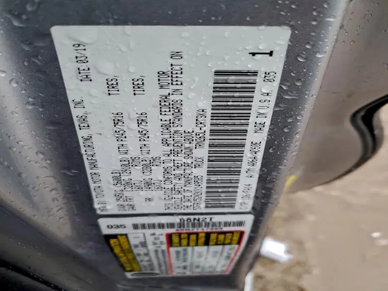 2019 TOYOTA TACOMA ACCESS CAB  