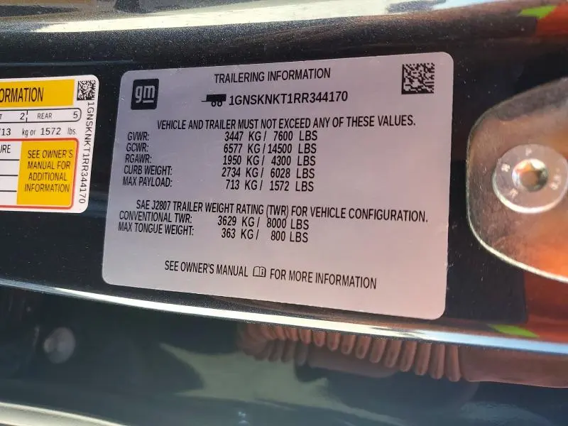 2024 CHEVROLET TAHOE K1500 LT  