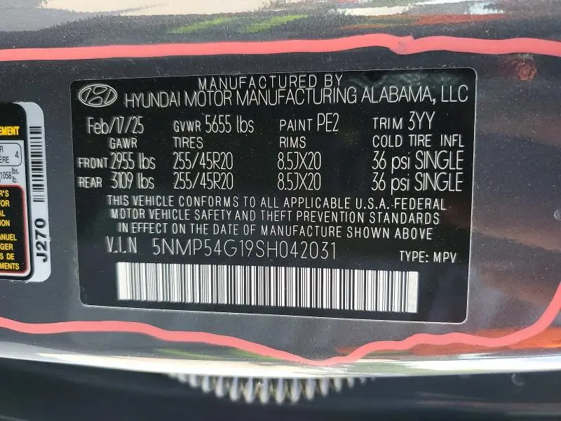 2025 HYUNDAI SANTA FE CALLIGRAPHY  