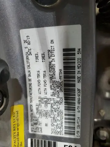 2019 TOYOTA TACOMA DOUBLE CAB  