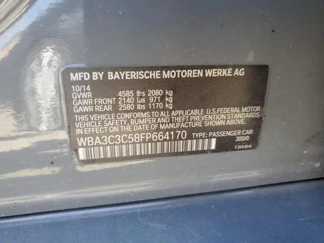 2015 BMW 320 I XDRIVE  