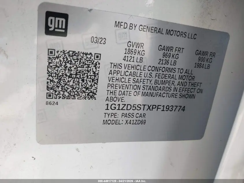 2023 CHEVROLET MALIBU FWD 1LT