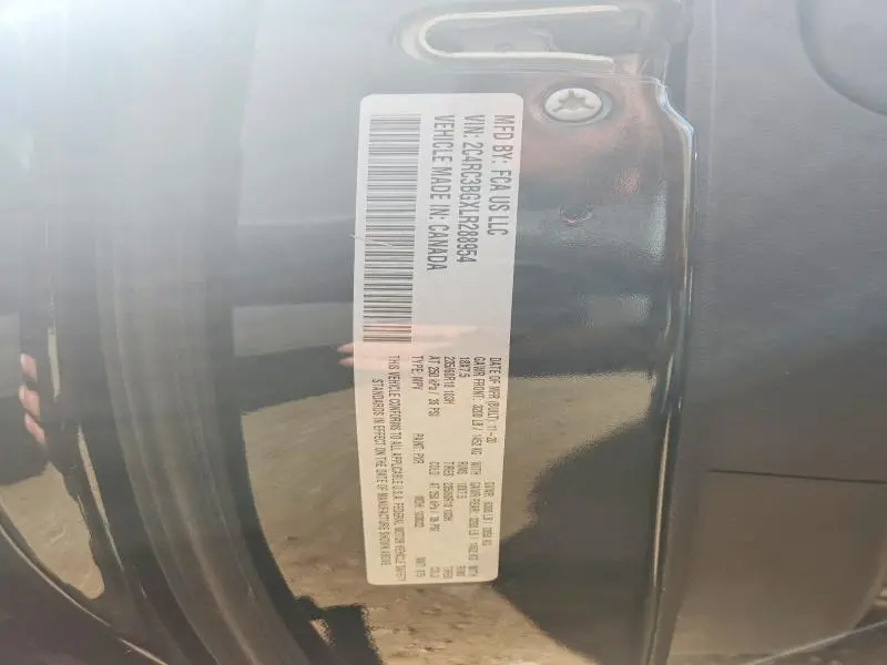 2020 CHRYSLER PACIFICA TOURING L  
