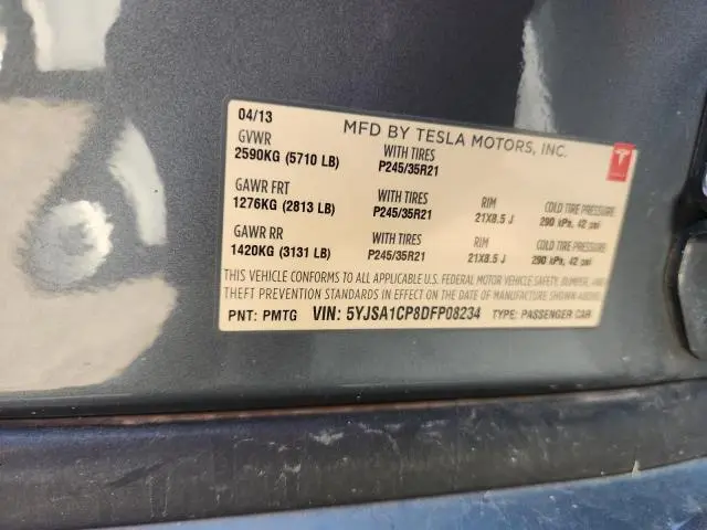 2013 TESLA MODEL S