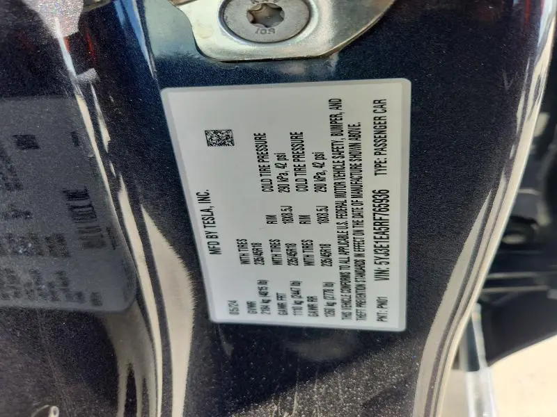 2024 TESLA MODEL 3   