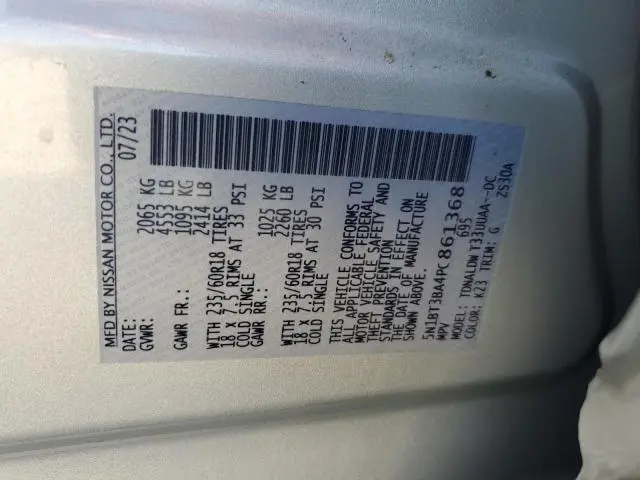 2023 NISSAN ROGUE SV  