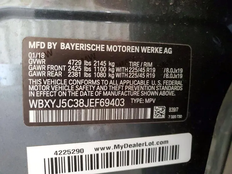 2018 BMW X2 XDRIVE28I  