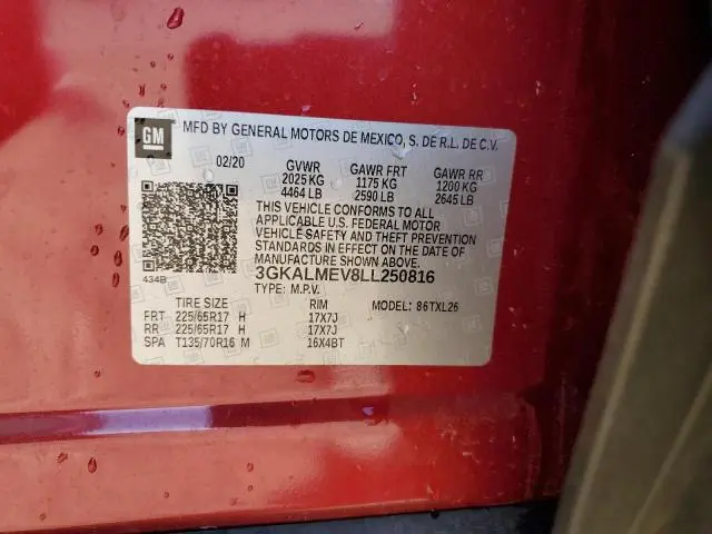 2020 GMC TERRAIN SLE  