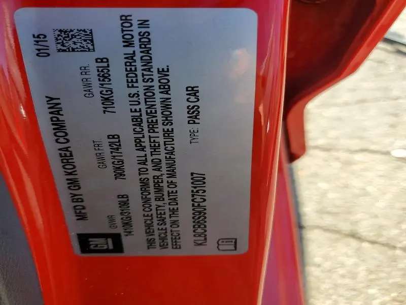 2015 CHEVROLET SPARK LS  