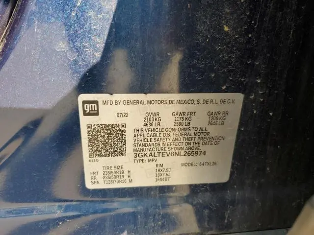 2022 GMC TERRAIN SLE  