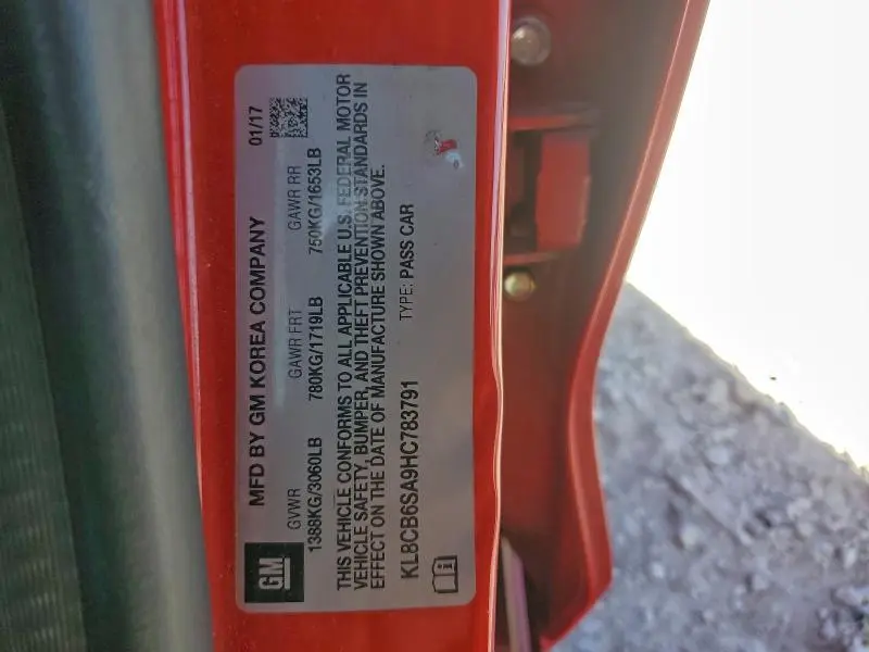 2017 CHEVROLET SPARK LS  