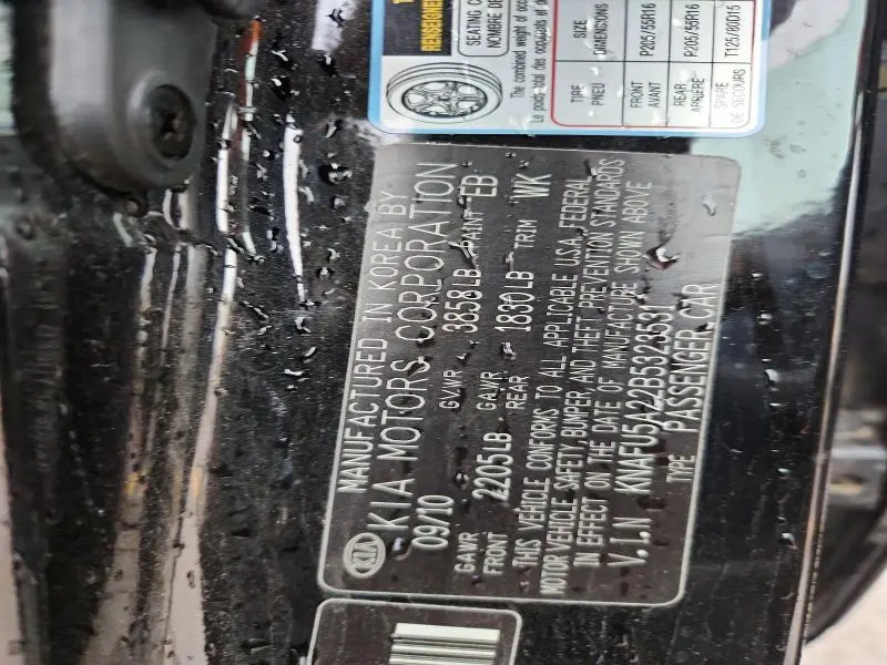 2011 KIA FORTE EX  
