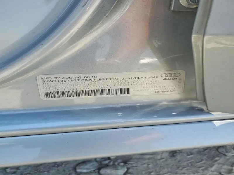 2011 AUDI A4 PRESTIGE  