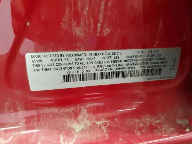 2010 VOLKSWAGEN JETTA SE  