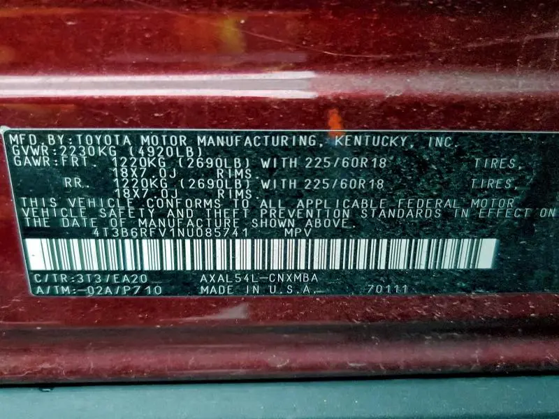 2022 TOYOTA RAV4 XLE PREMIUM  