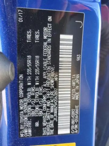 2017 LEXUS NX 200T BASE  
