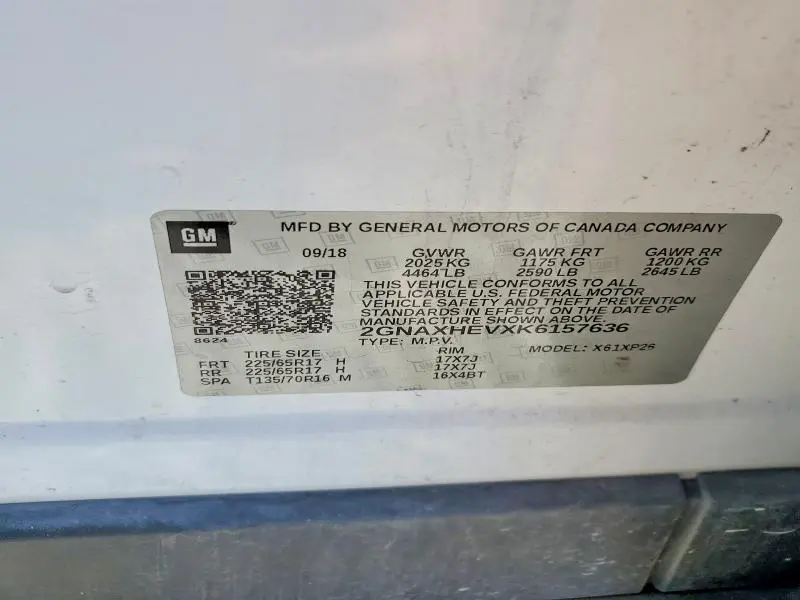 2019 CHEVROLET EQUINOX LS  