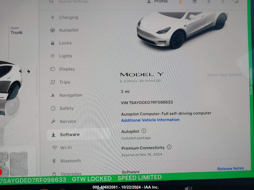 2024 TESLA MODEL Y LONG RANGE/RWD