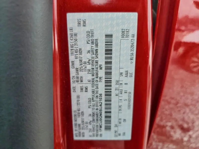 2025 FORD ESCAPE ACTIVE  